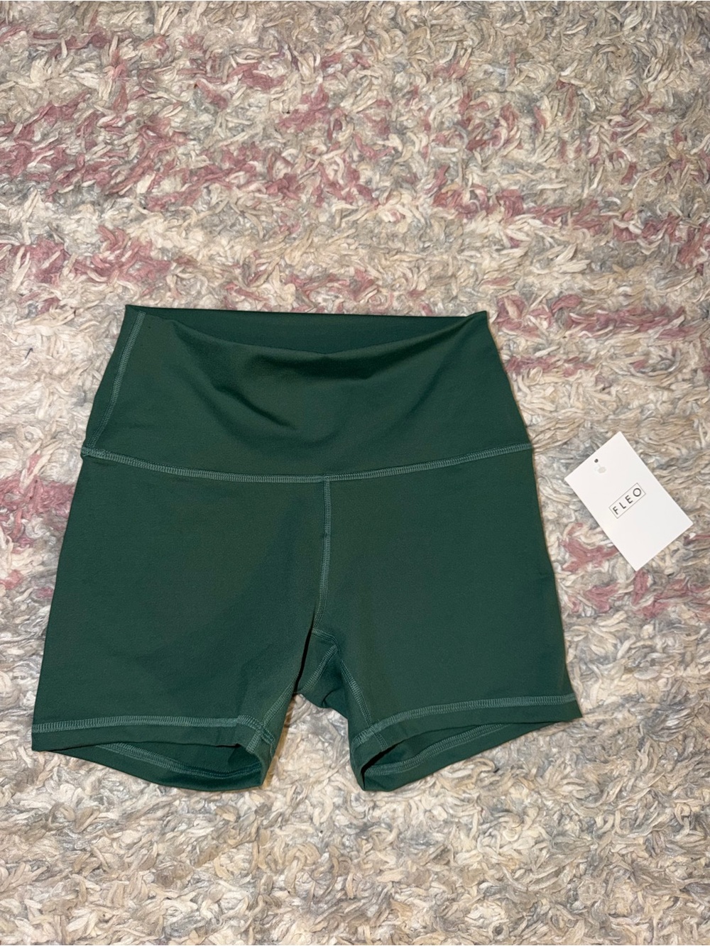 FLEO green shorts NWT M
